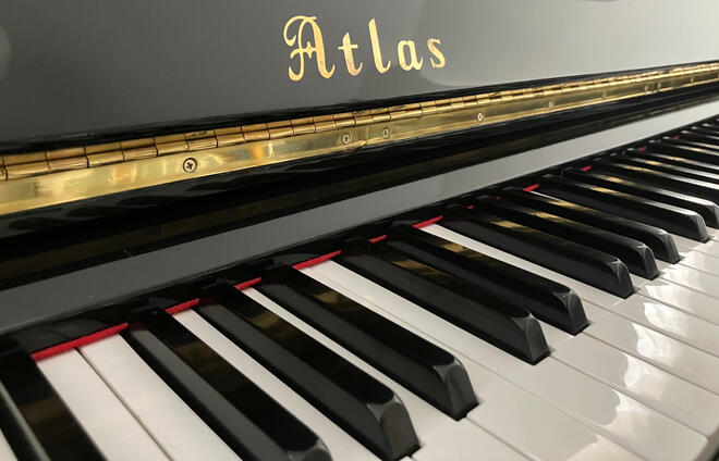 Piano Photo of piano, close up of the keys